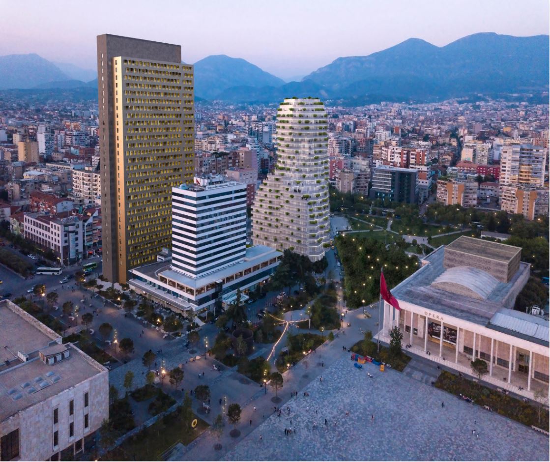 , Një kullë në formën e bustit të Skënderbeut i shtohet Tiranës (FOTO)